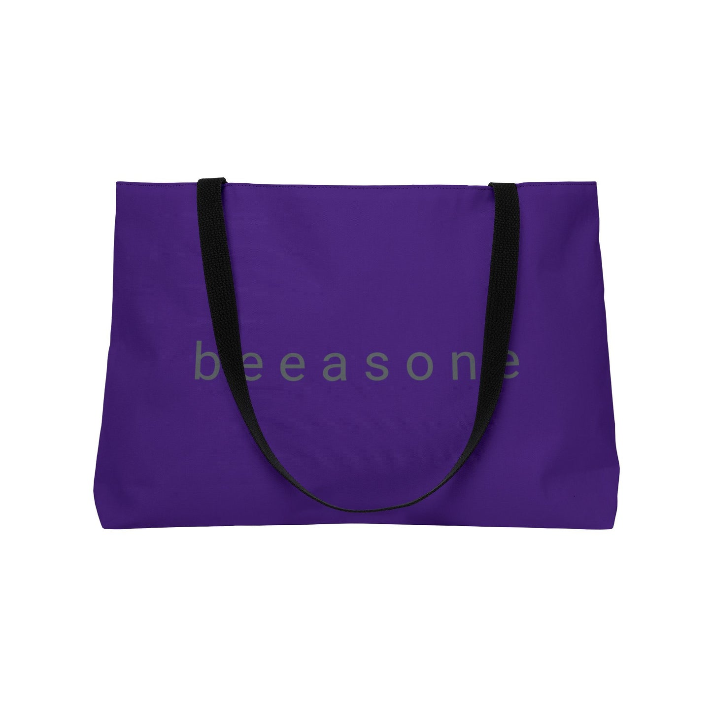 Life's happier with bees beeasone weekender tote bag Purple