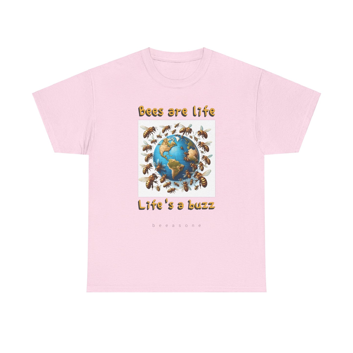 Bees are life. Life's a buzz beeasone unisex Heavy Cotton T-shirt . Diff sizes and colors available.