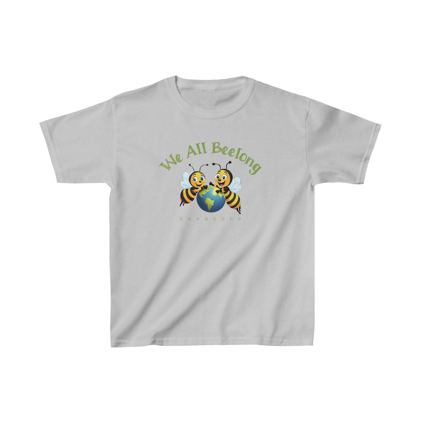 We all belong beeasone  Kids tee - Heavy Cotton™ Tee available in 6 colors and diff sizes tshirt