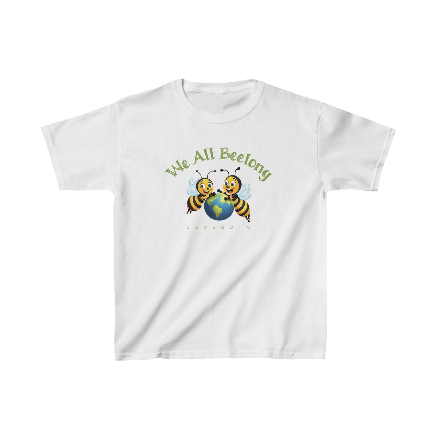 We all belong beeasone  Kids tee - Heavy Cotton™ Tee available in 6 colors and diff sizes tshirt