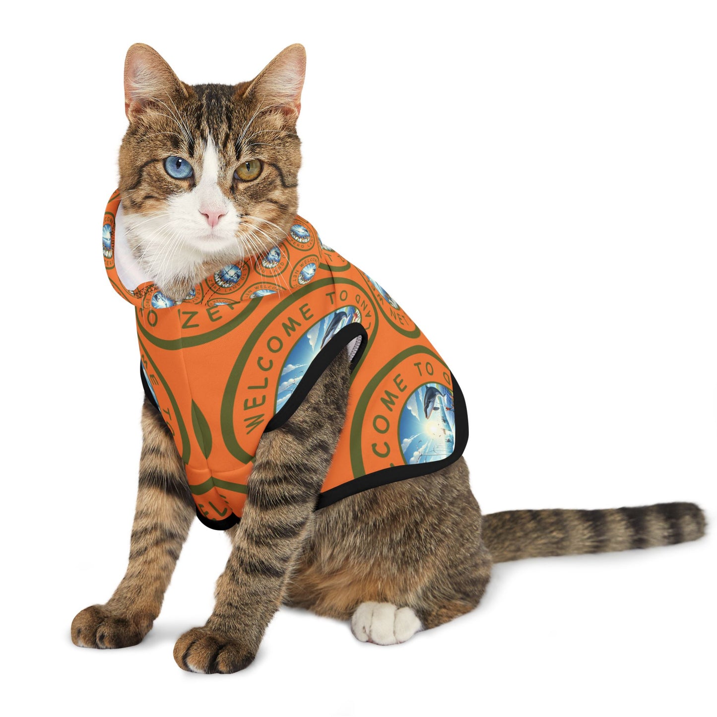 Pet Hoodie - Welcome to Net Zero Land v8