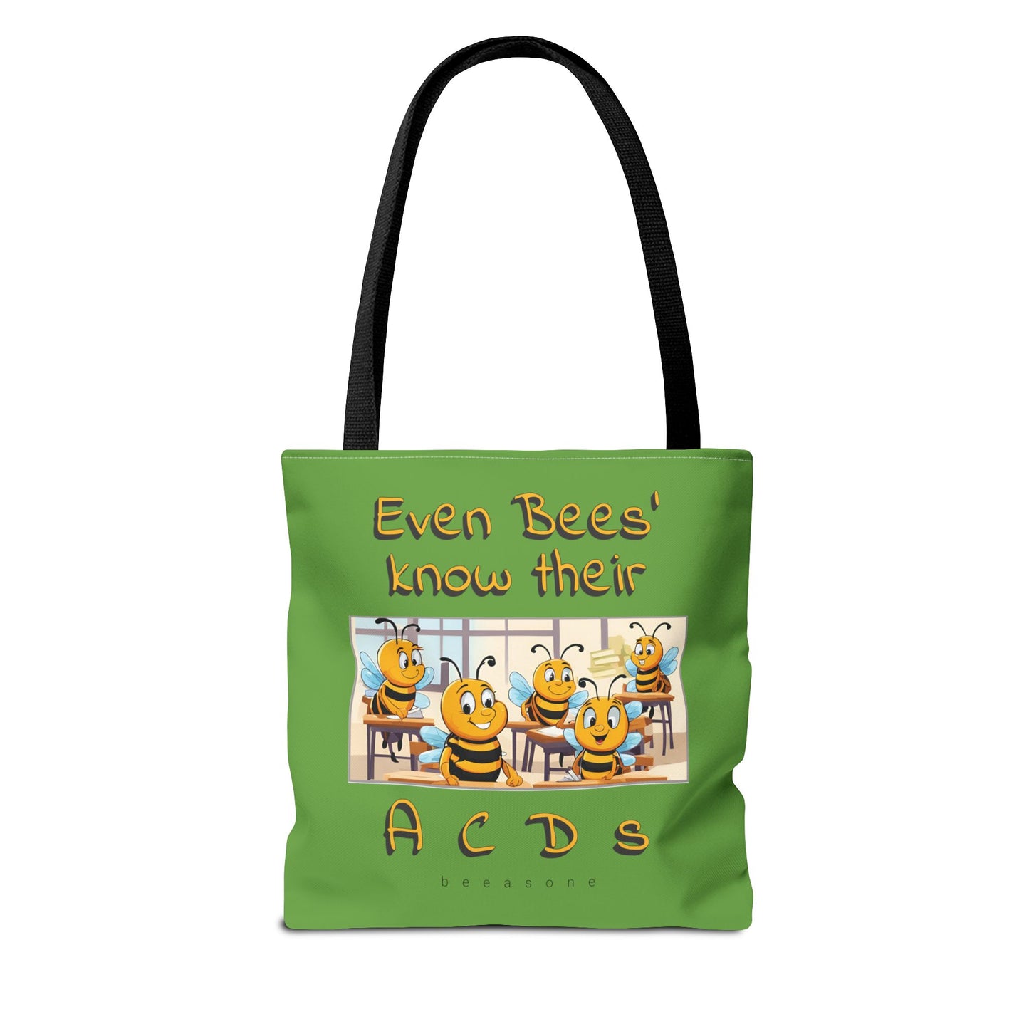 Even bees know their A C D s beeasone stylish Tote Bag Special Spelling Bee Promotion