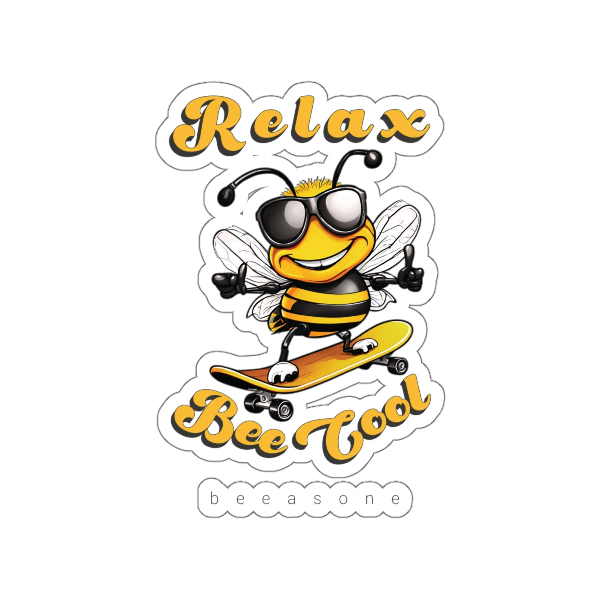 Relax Bee beeasone Cool Sticker