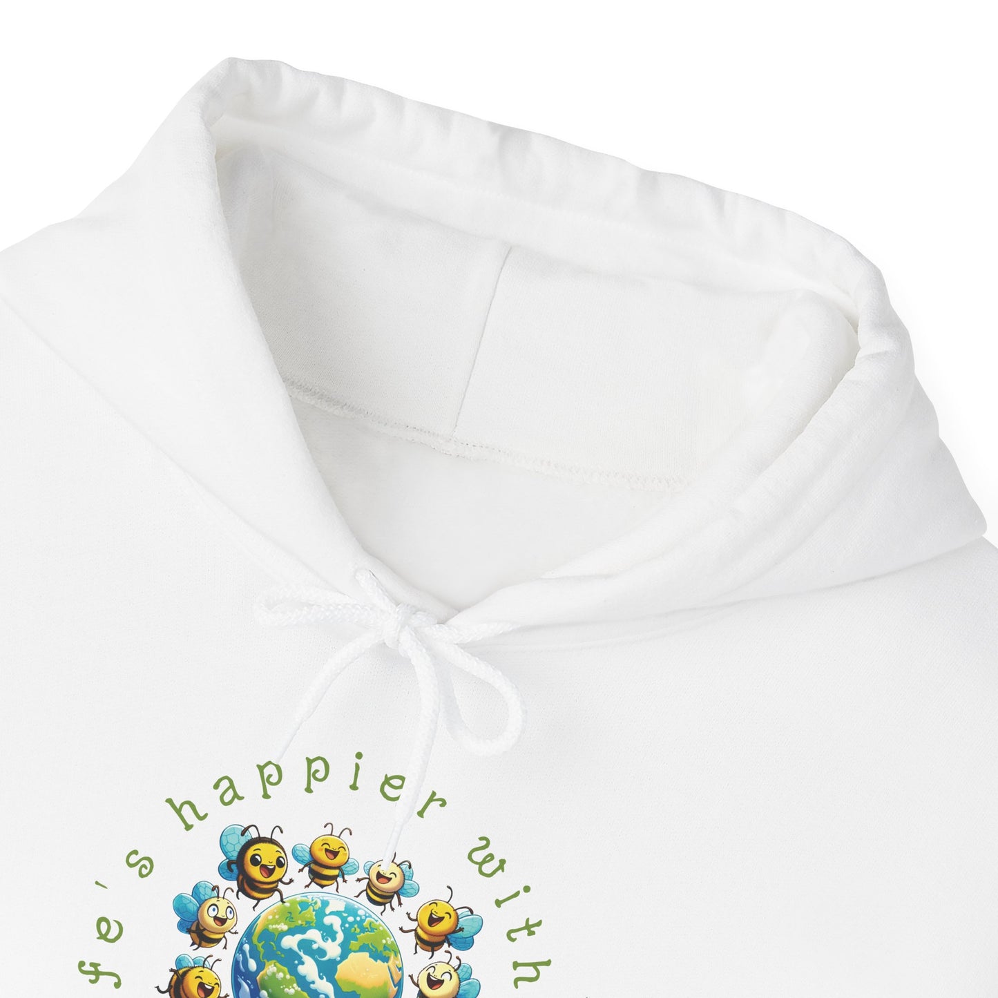 Life's Happier beeasone Unisex Heavy Blend™ Hooded Sweatshirt