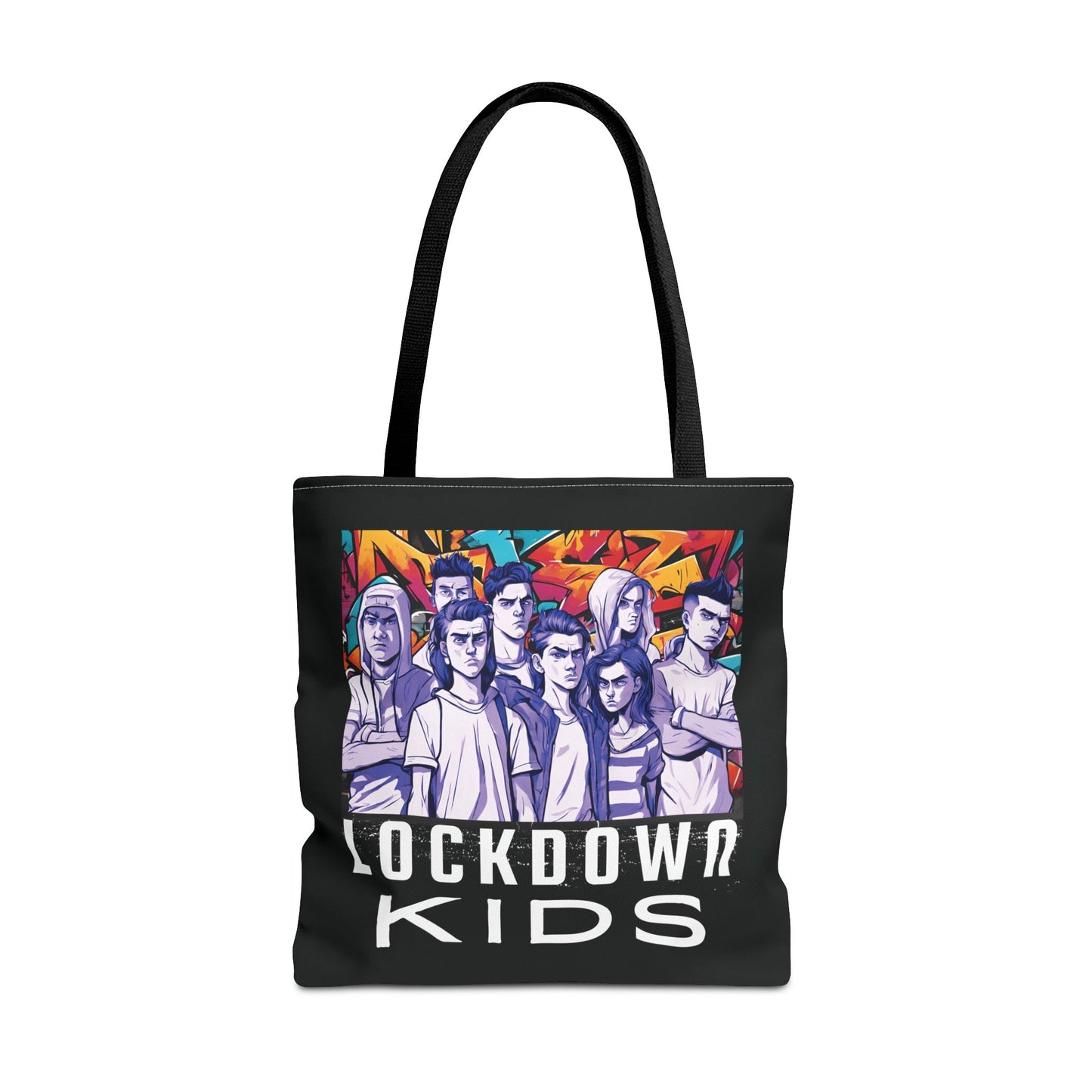 Lockdown Kids - T o t e  B a g - V6i on one side & Folded Gorilla on the other