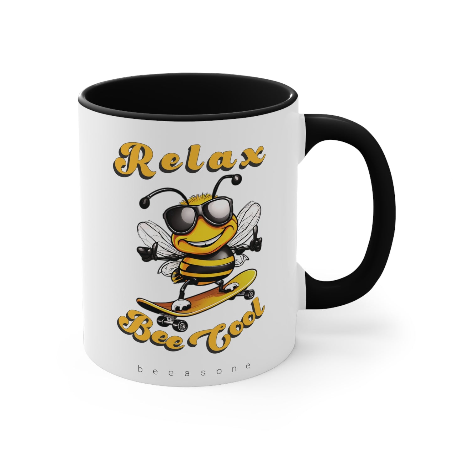 Relax with a cool beeasone coloured Coffee Mug 325ml (Standard 11oz)