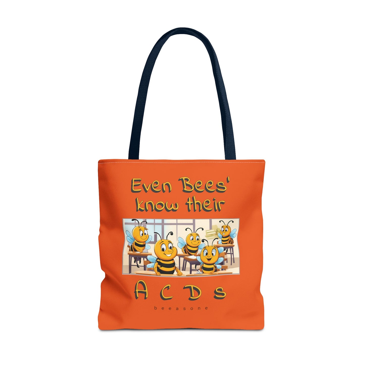 Even bees know their A C D s beeasone stylish orang Tote Bag Special Spelling Bee Promotion