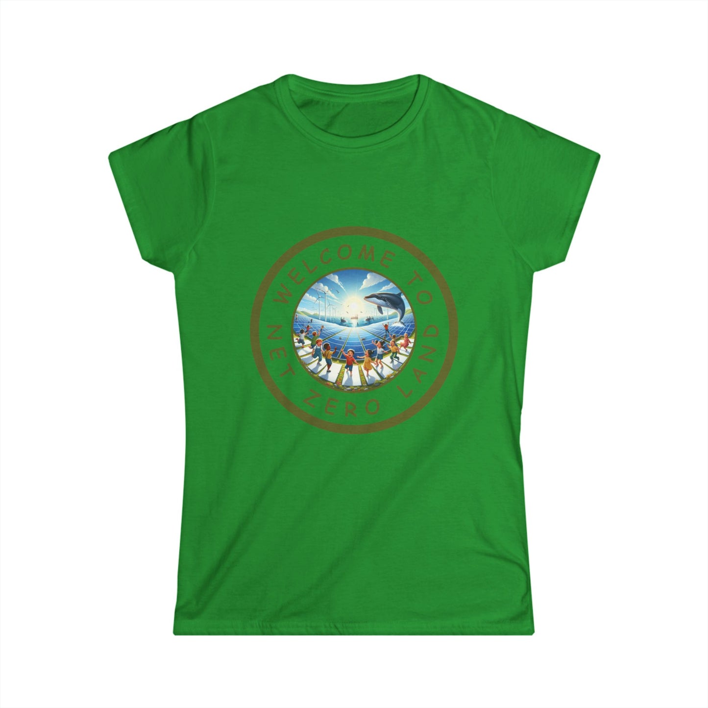 Net Zero Land - v8 - Women's Soft style Tshirt available in diff colors