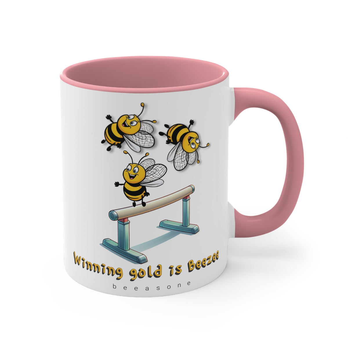 Winning Gold beeasone coloured Coffee Mug 325ml (Standard 11oz)
