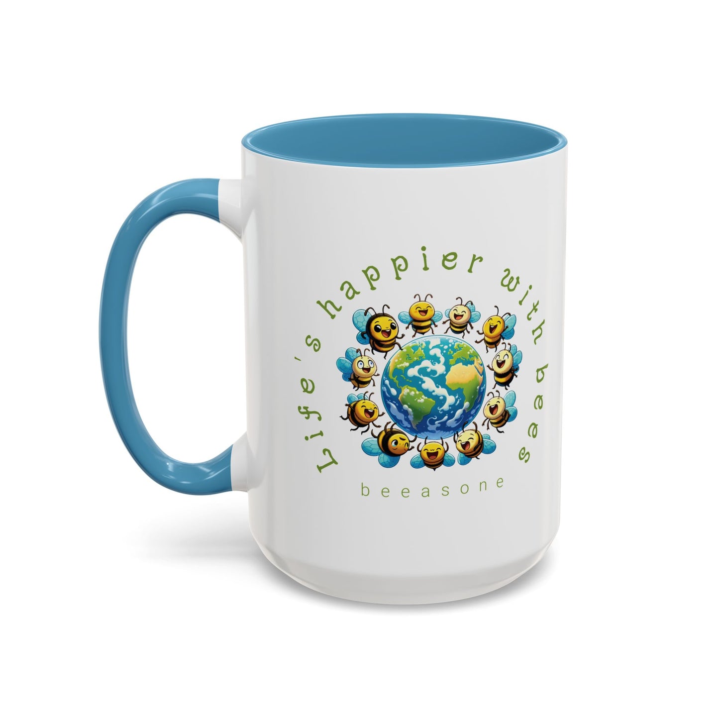 Life's Happier beeasone Hot Chocolate or Coffee Mug 11oz (325mls) or 15oz (443mls)