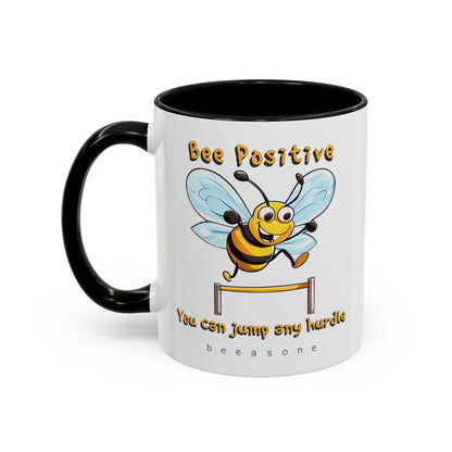 Bee Positive beeasone Hot Chocolate or Coffee Mug 11oz (325mls) or 15oz (443mls)