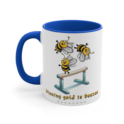 Winning Gold beeasone coloured Coffee Mug 325ml (Standard 11oz)