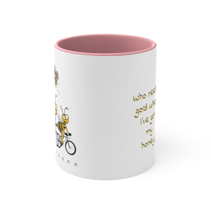 Who needs gold beeasone coloured Coffee Mug 325ml (Standard 11oz)