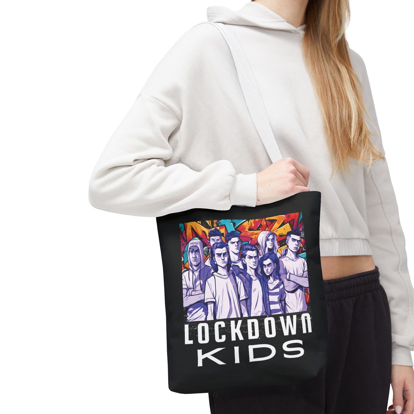 Lockdown Kids - T o t e  B a g - V6i on one side & Folded Gorilla on the other