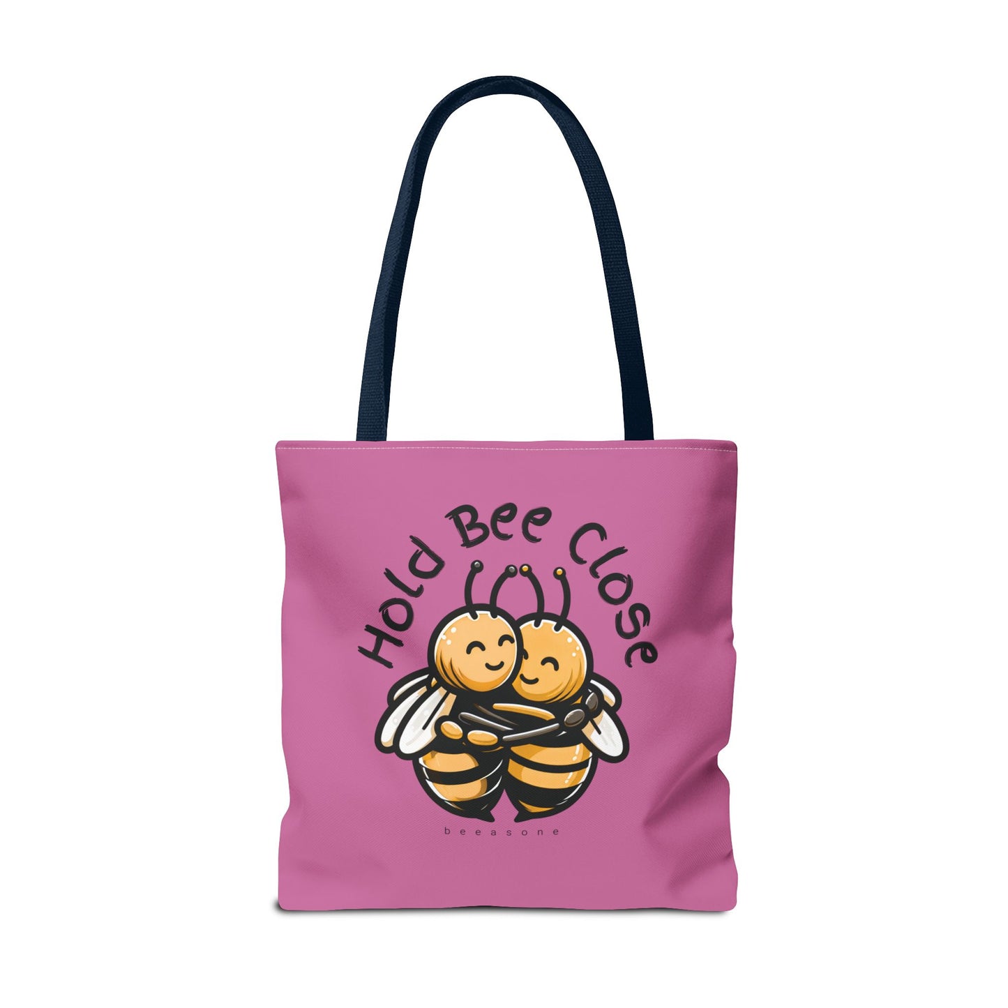 Hold bee close beeasone stylish light pink tote bag