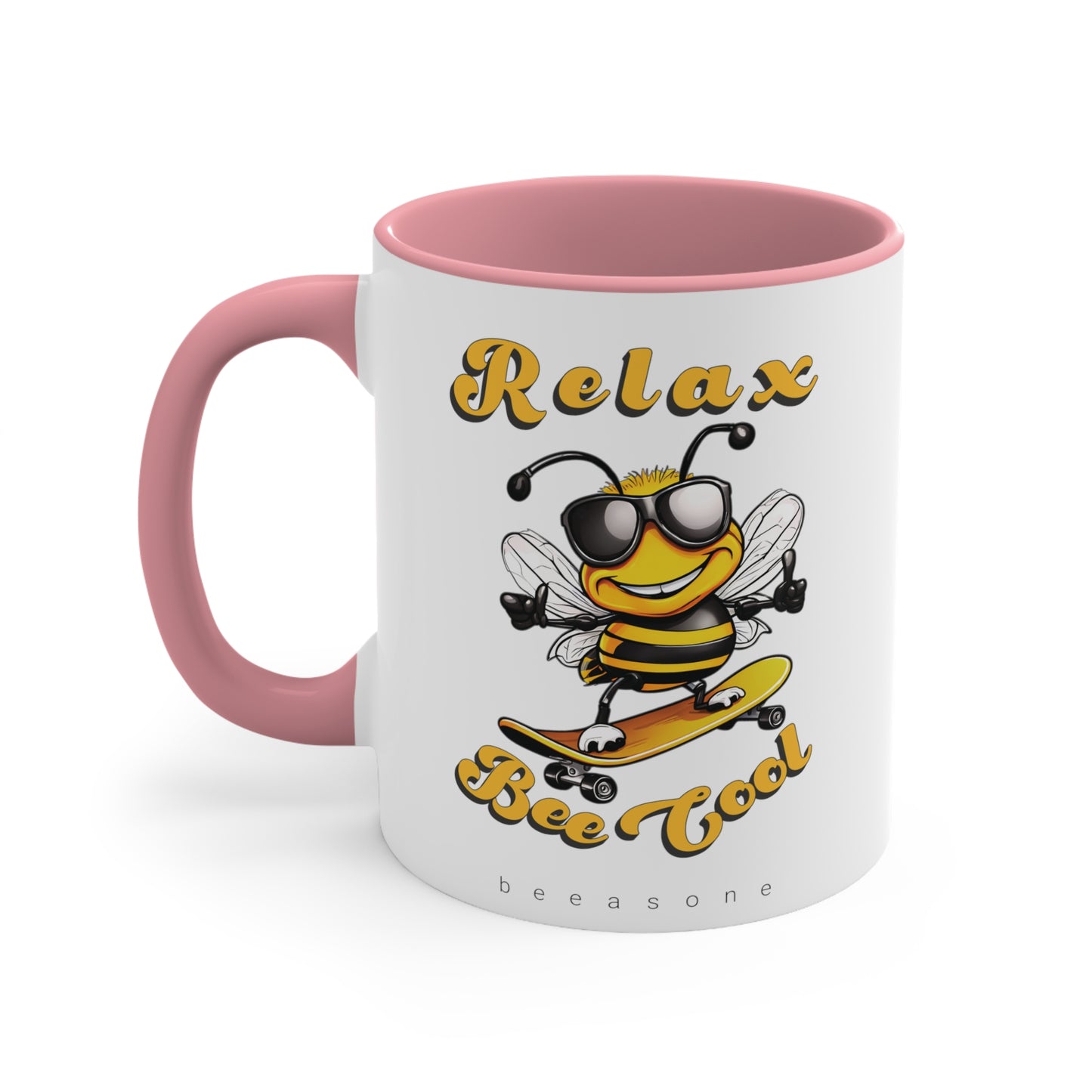 Relax with a cool beeasone coloured Coffee Mug 325ml (Standard 11oz)