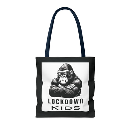 Lockdown Kids - T o t e  B a g - V6i on one side & Folded Gorilla on the other