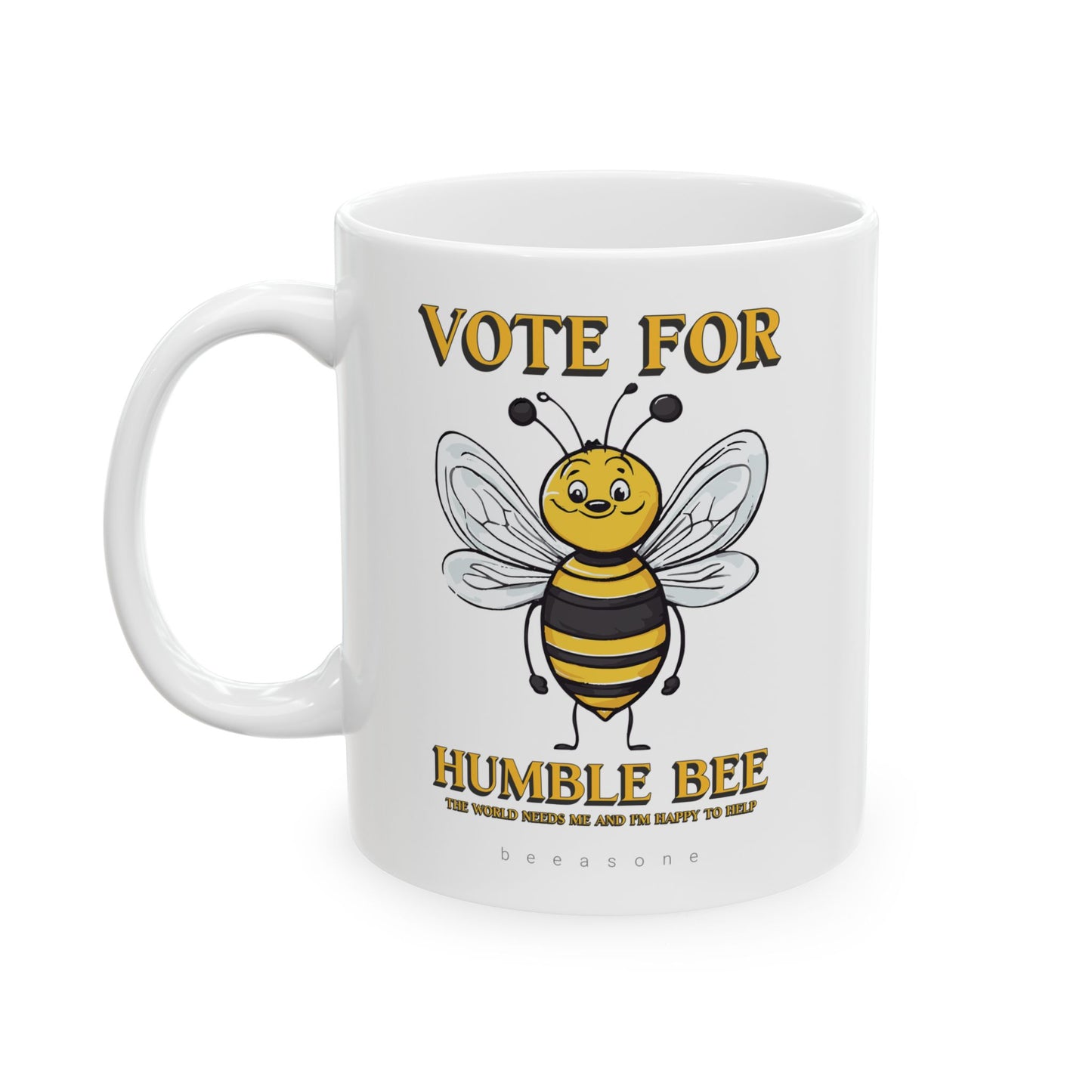 Vote for Humble Bee beeasone coffee mug