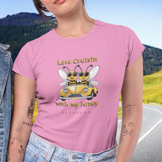 Love Cruisin With My Honey beeasone Women's Softstyle T-shirt available in diff colors