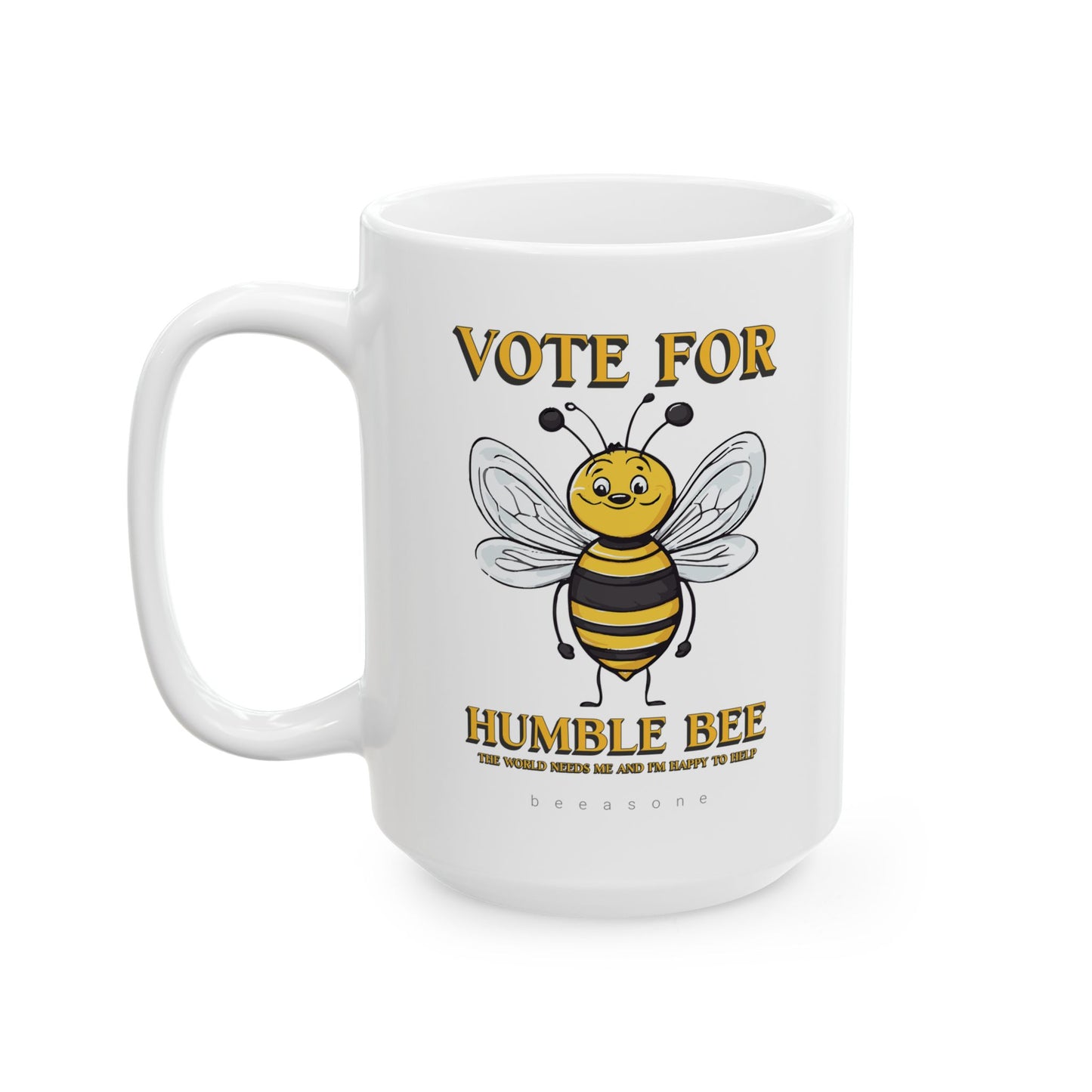 Vote for Humble Bee beeasone coffee mug