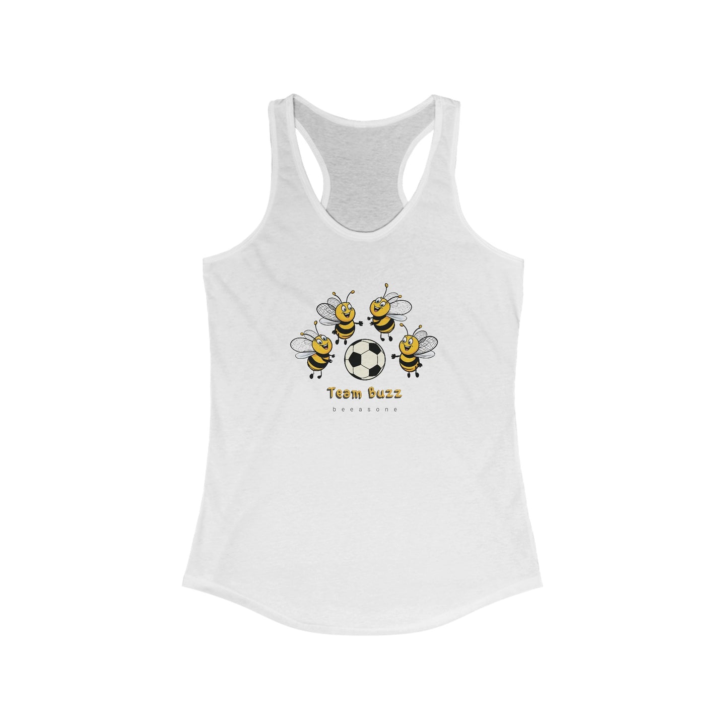 Soccer Team beeasone Women's Ideal Cool Racerback Tank Top