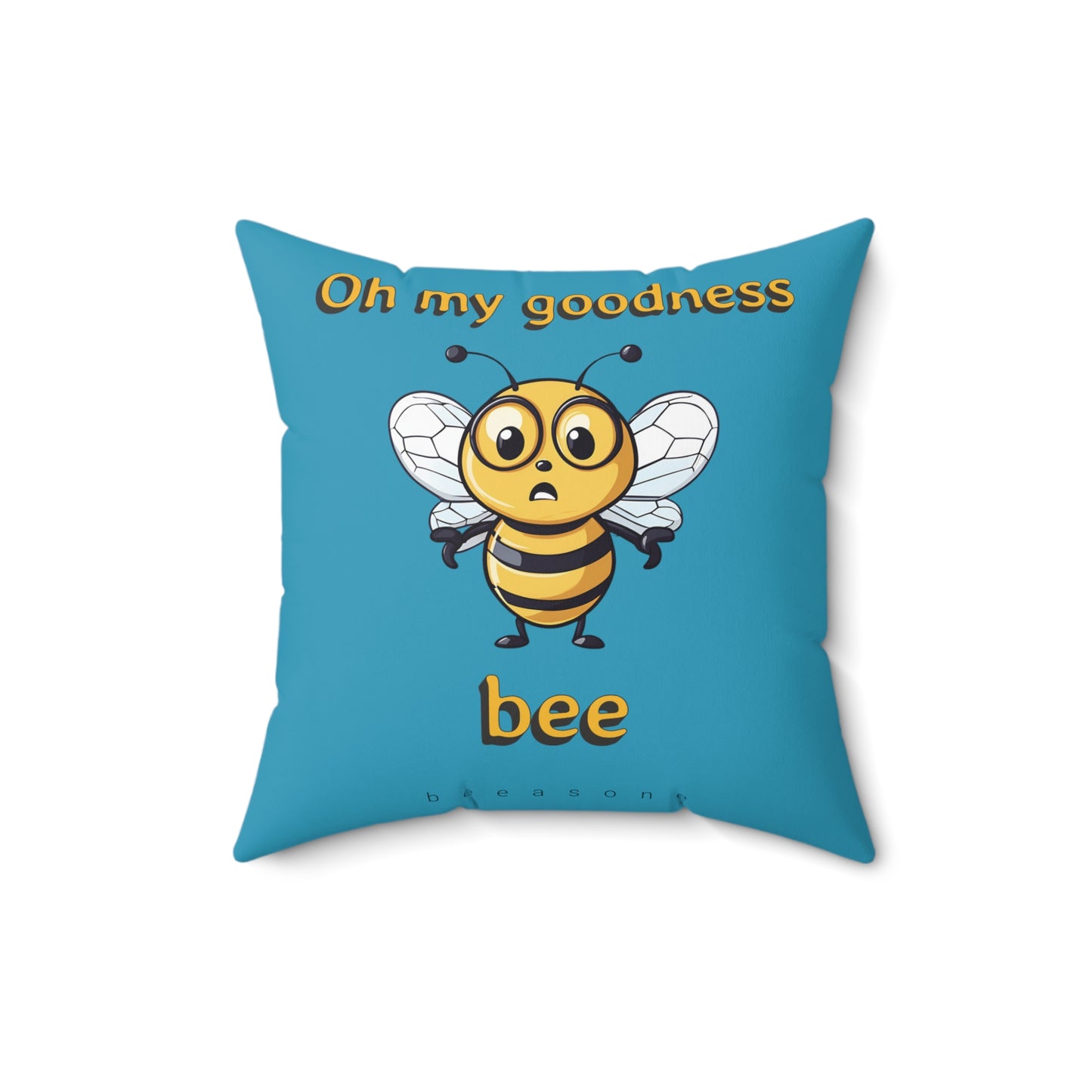 Oh my goodness bee beeasone square cushion / pillow