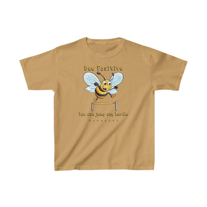 Bee Positive beeasone  Kids tee - Heavy Cotton™ Tee available in 6 colors and diff sizes