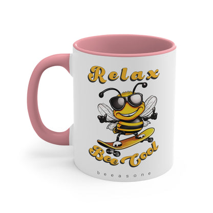 Relax with a cool beeasone coloured Coffee Mug 325ml (Standard 11oz)