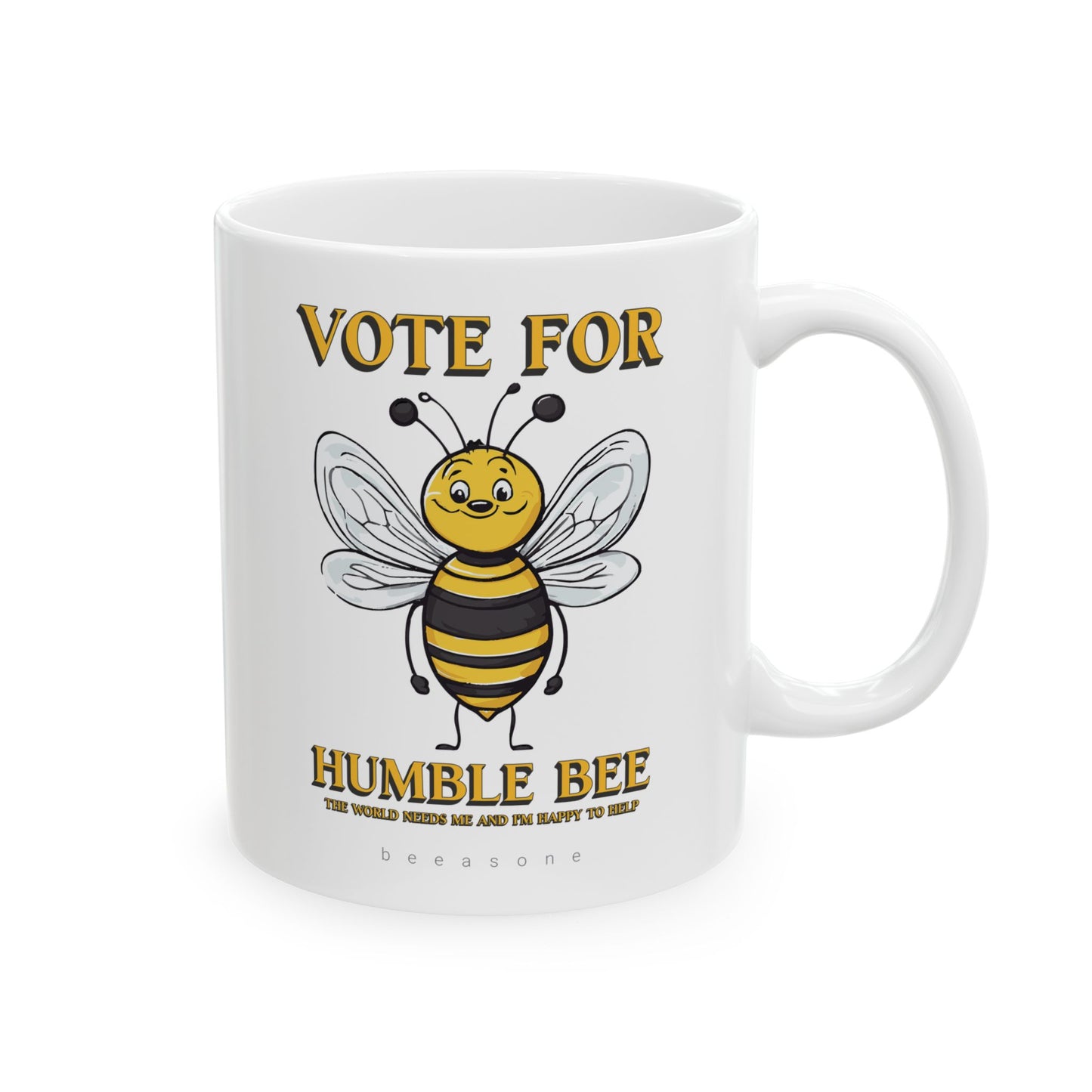 Vote for Humble Bee beeasone coffee mug