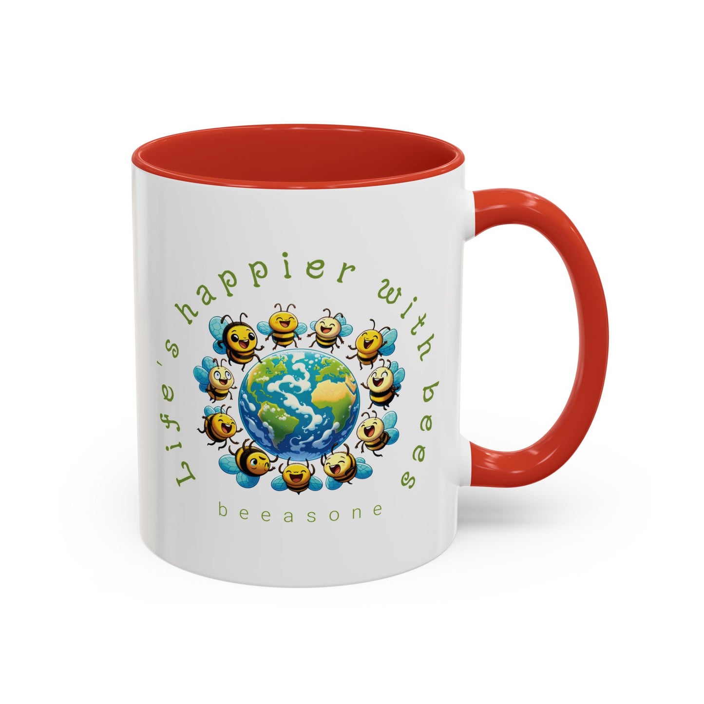 Life's Happier beeasone Hot Chocolate or Coffee Mug 11oz (325mls) or 15oz (443mls)