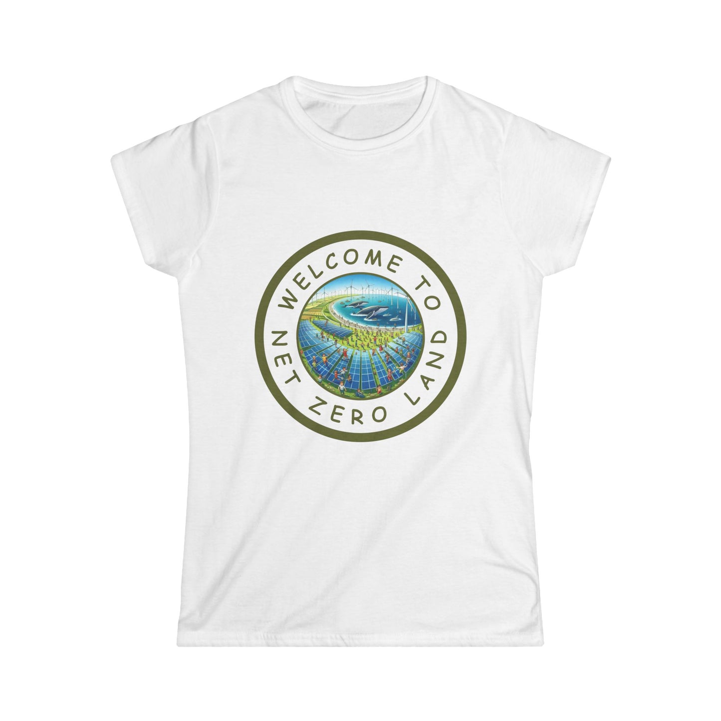 Net Zero Land - v10 - Women's Soft style Tshirt available in diff colors