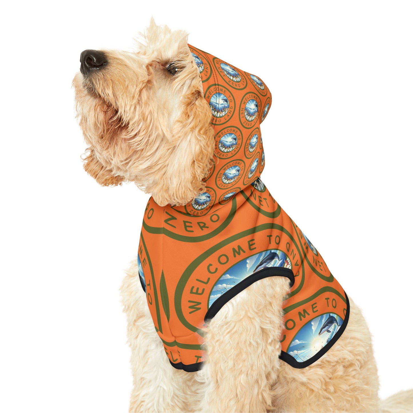 Pet Hoodie - Welcome to Net Zero Land v8