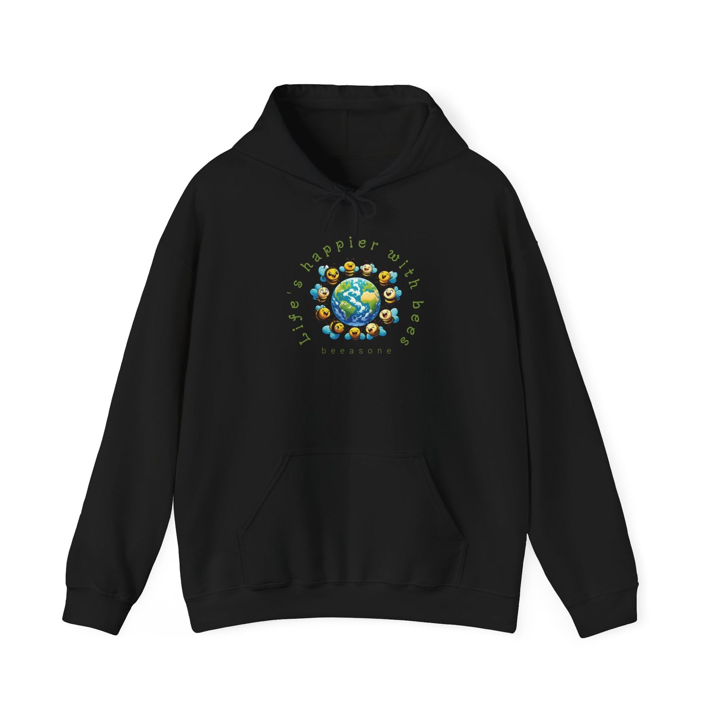 Life's Happier beeasone Unisex Heavy Blend™ Hooded Sweatshirt