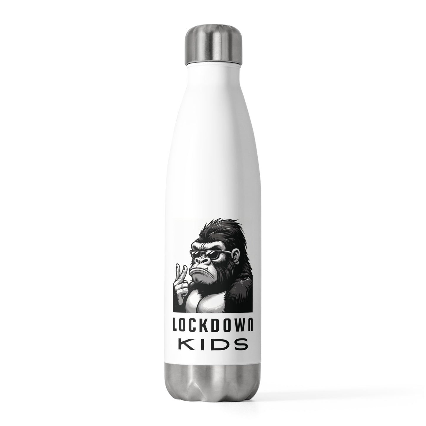 Lockdown Kids Gorilla Tumbler 20oz (590mls) Insulated Stainless Steel Bottle