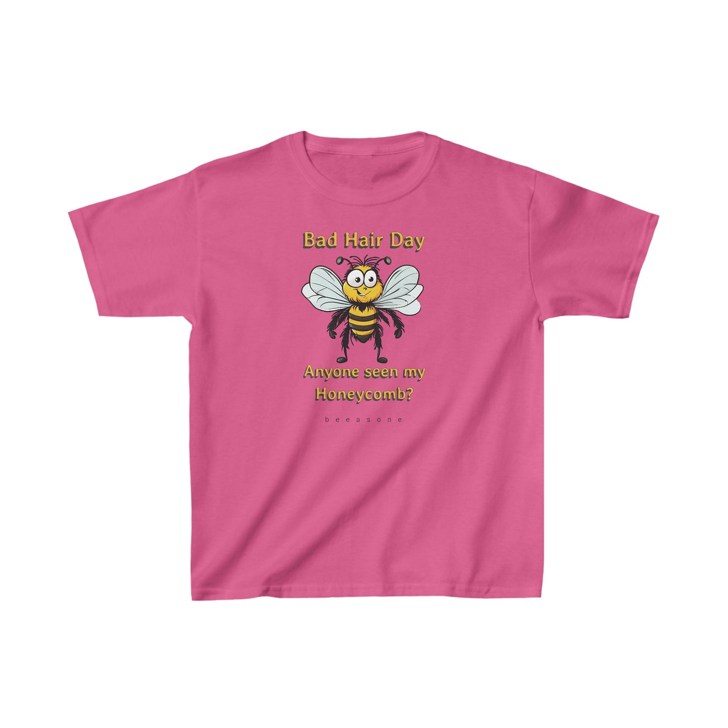 Bad Hair Day beeasone  Kids tee - Heavy Cotton™ Tee available in 6 colors and diff sizes tshirt