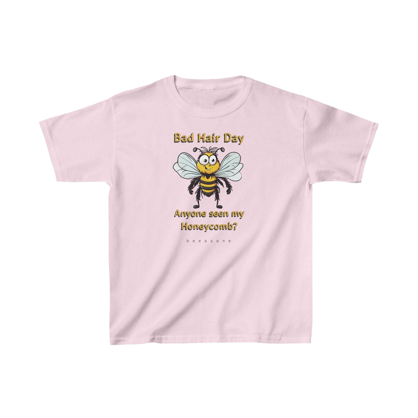 Bad Hair Day beeasone  Kids tee - Heavy Cotton™ Tee available in 6 colors and diff sizes tshirt