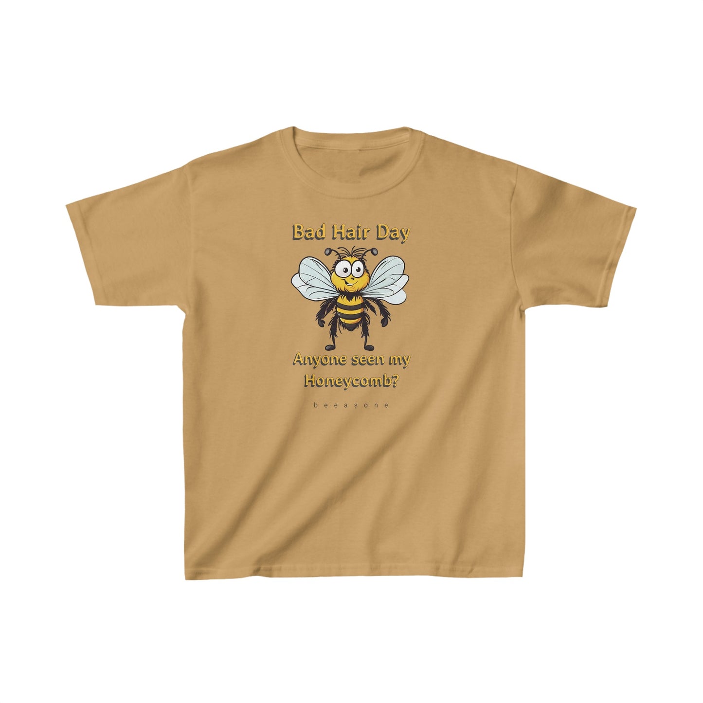 Bad Hair Day beeasone  Kids tee - Heavy Cotton™ Tee available in 6 colors and diff sizes tshirt