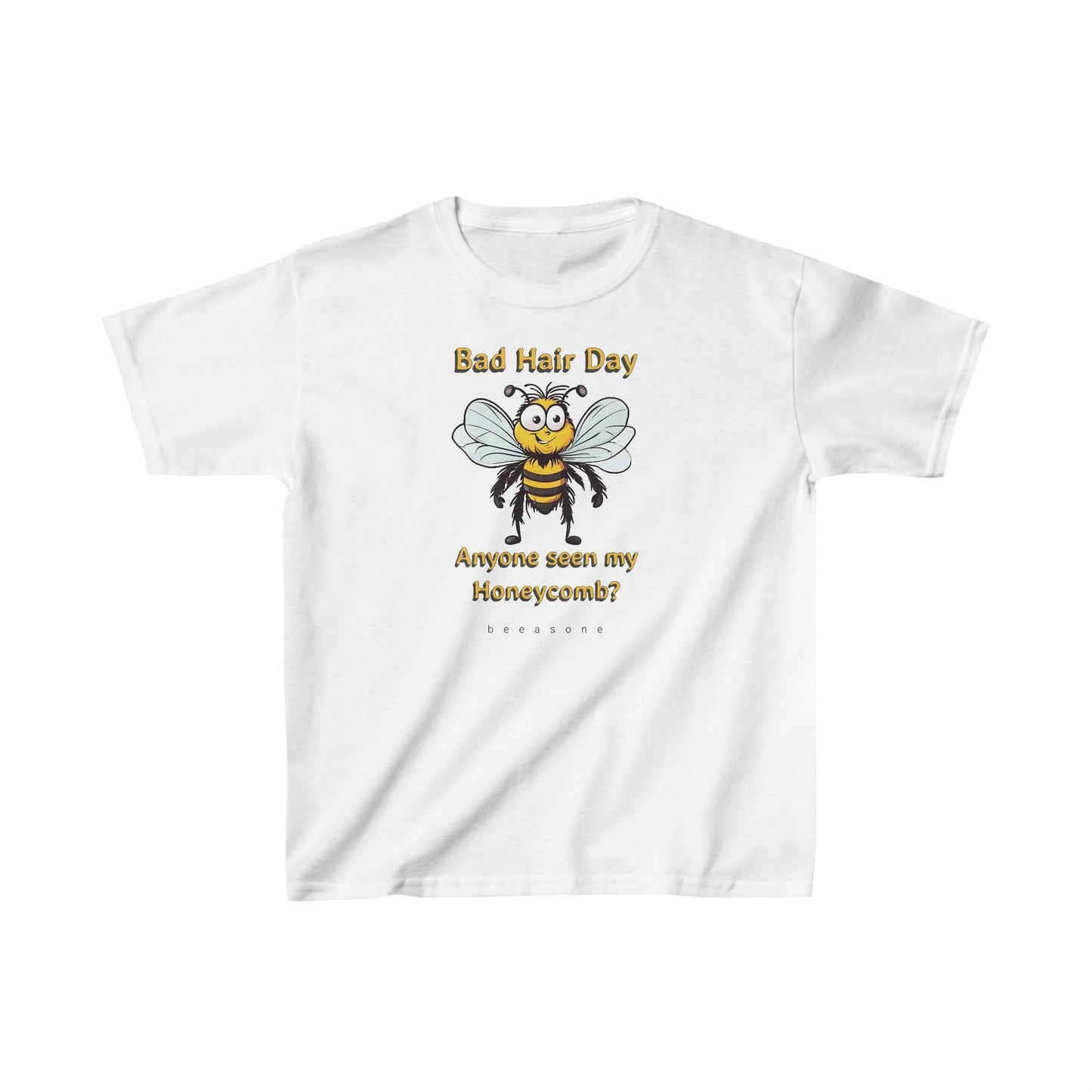 Bad Hair Day beeasone  Kids tee - Heavy Cotton™ Tee available in 6 colors and diff sizes tshirt