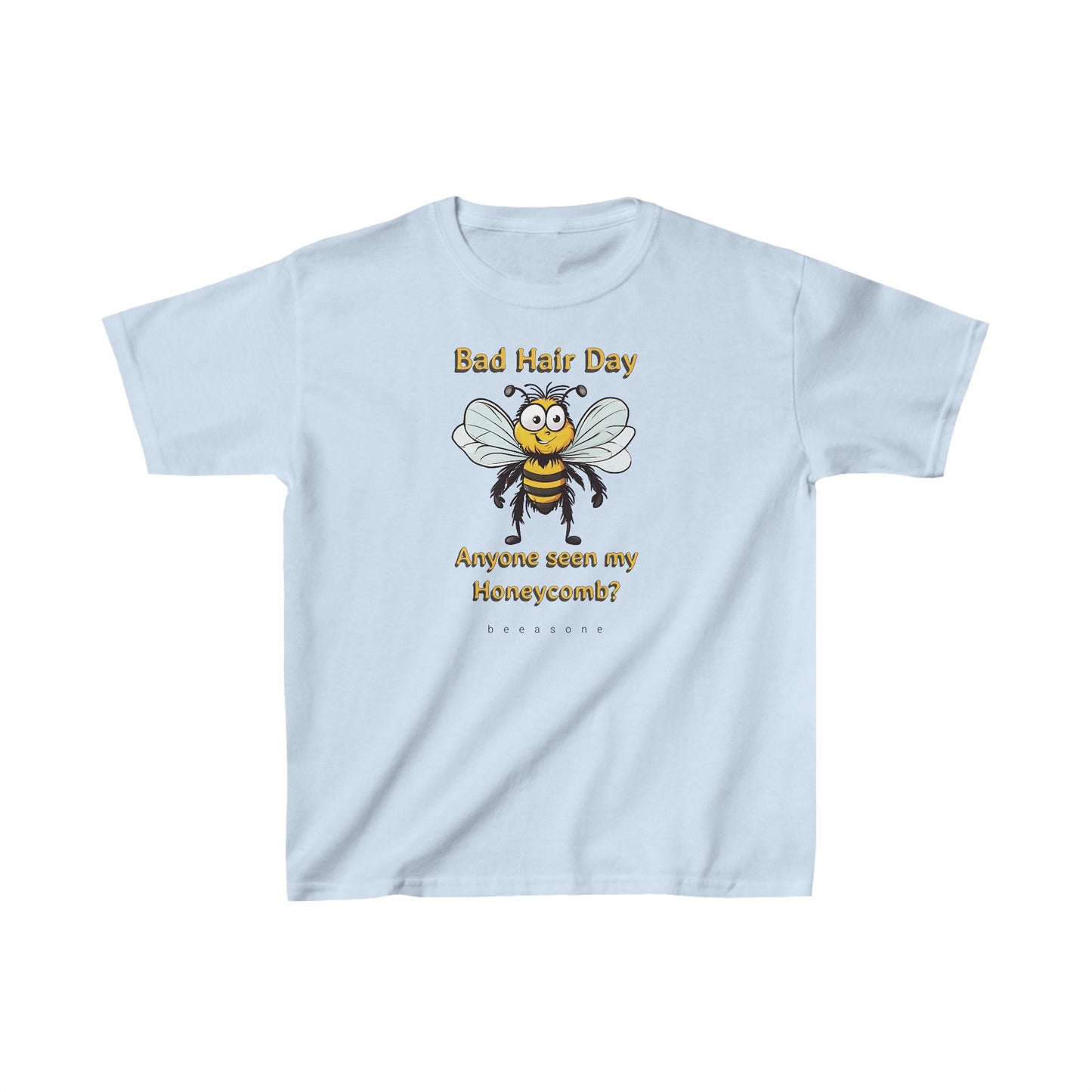 Bad Hair Day beeasone  Kids tee - Heavy Cotton™ Tee available in 6 colors and diff sizes tshirt