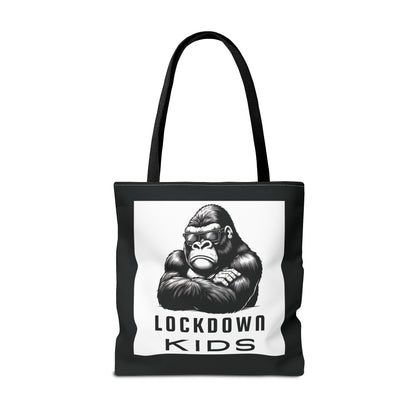 Lockdown Kids - T o t e  B a g - V6i on one side & Folded Gorilla on the other