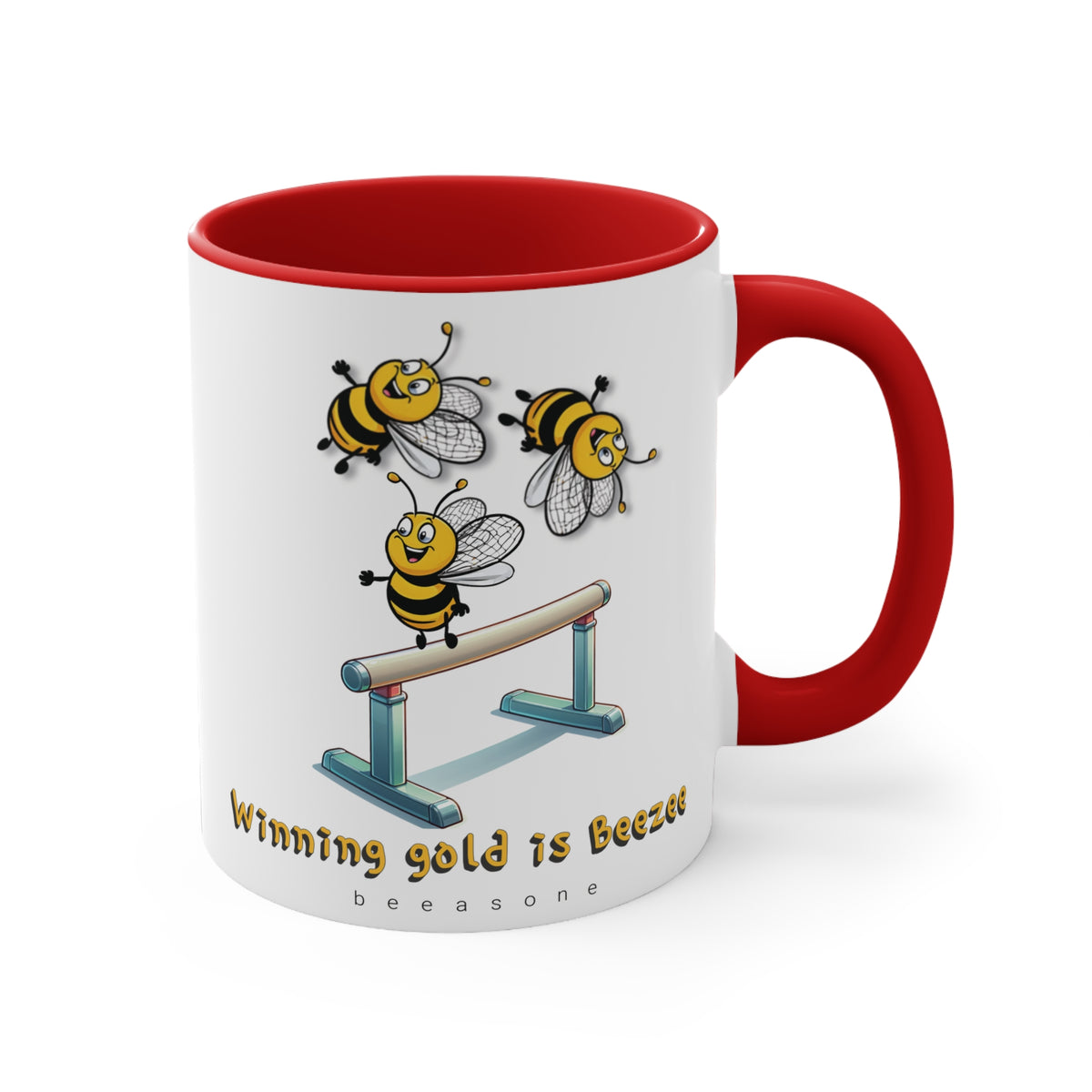 Winning Gold beeasone coloured Coffee Mug 325ml (Standard 11oz)