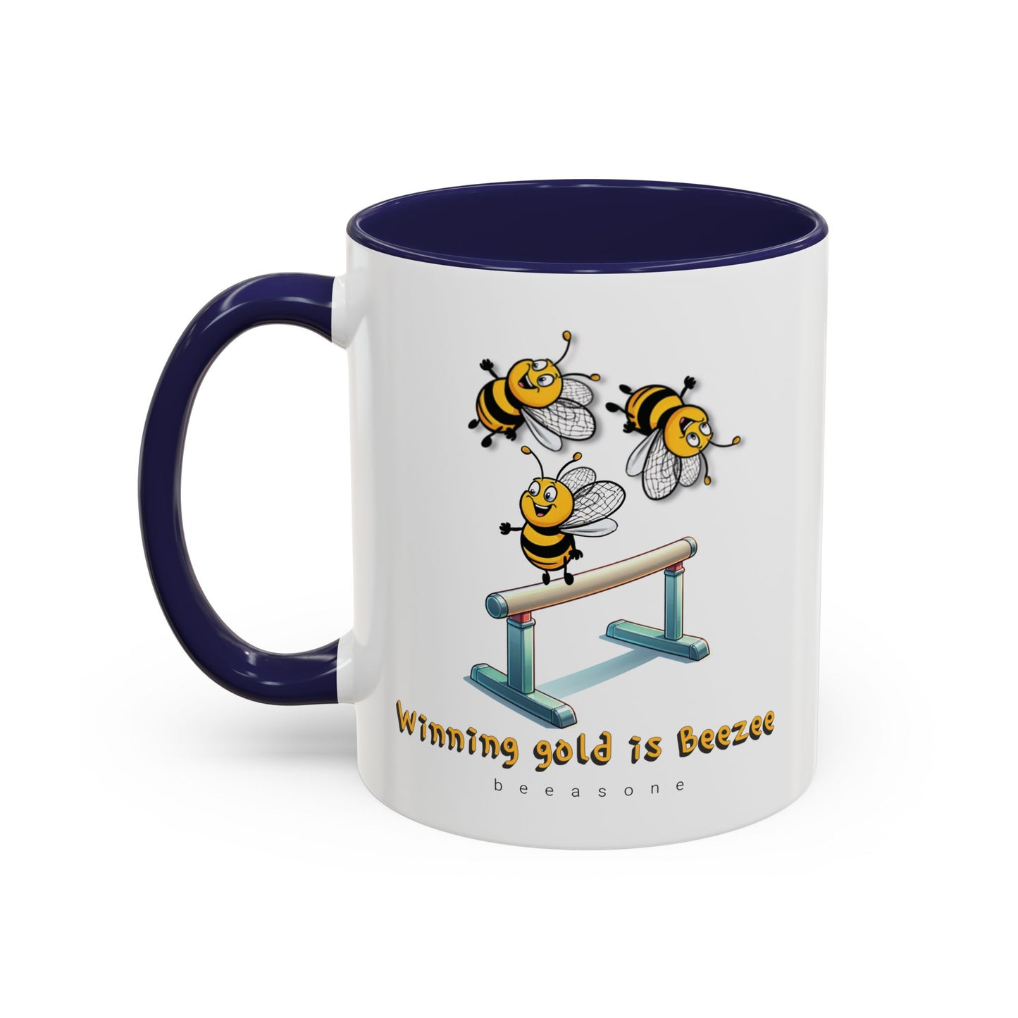 Gymnastics beeasone Hot Chocolate or Coffee Mug (Standard size 11oz or 15oz lead and BPA Free)