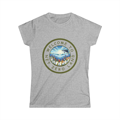 Net Zero Land - v8 - Women's Soft style Tshirt available in diff colors