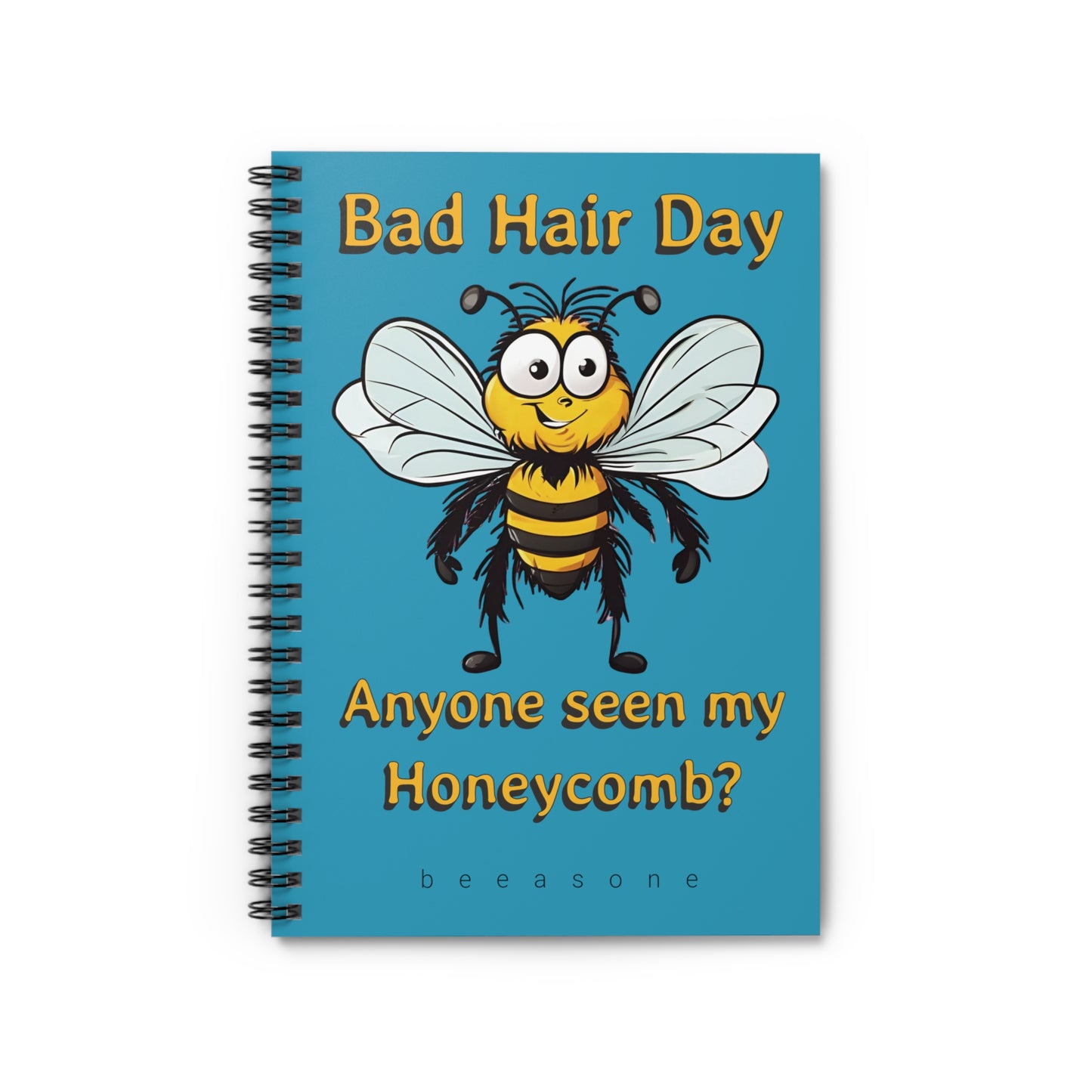 Bad Hair Day beeasone Spiral Notebook - Ruled Line. 118 page (59 sheets)