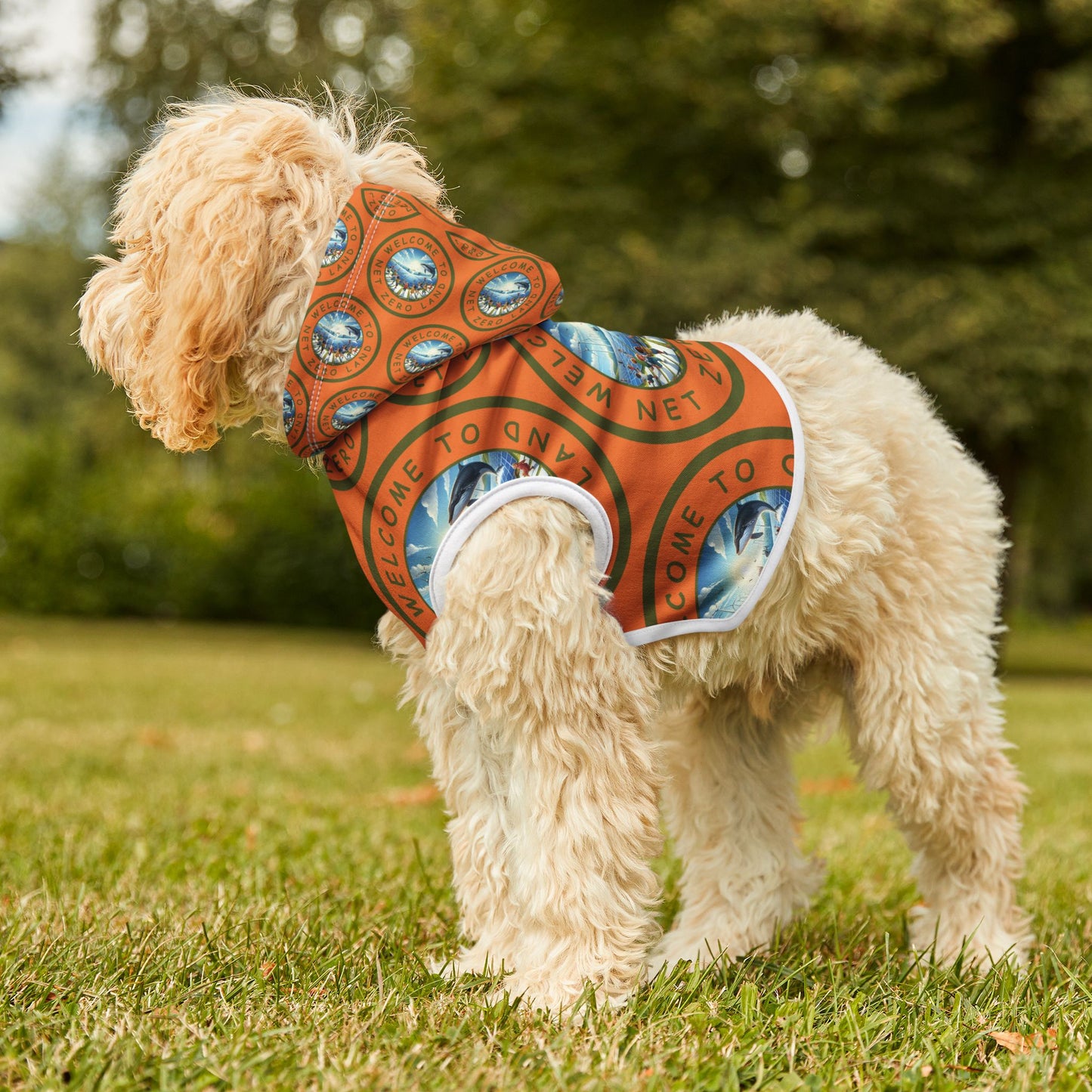 Pet Hoodie - Welcome to Net Zero Land v8