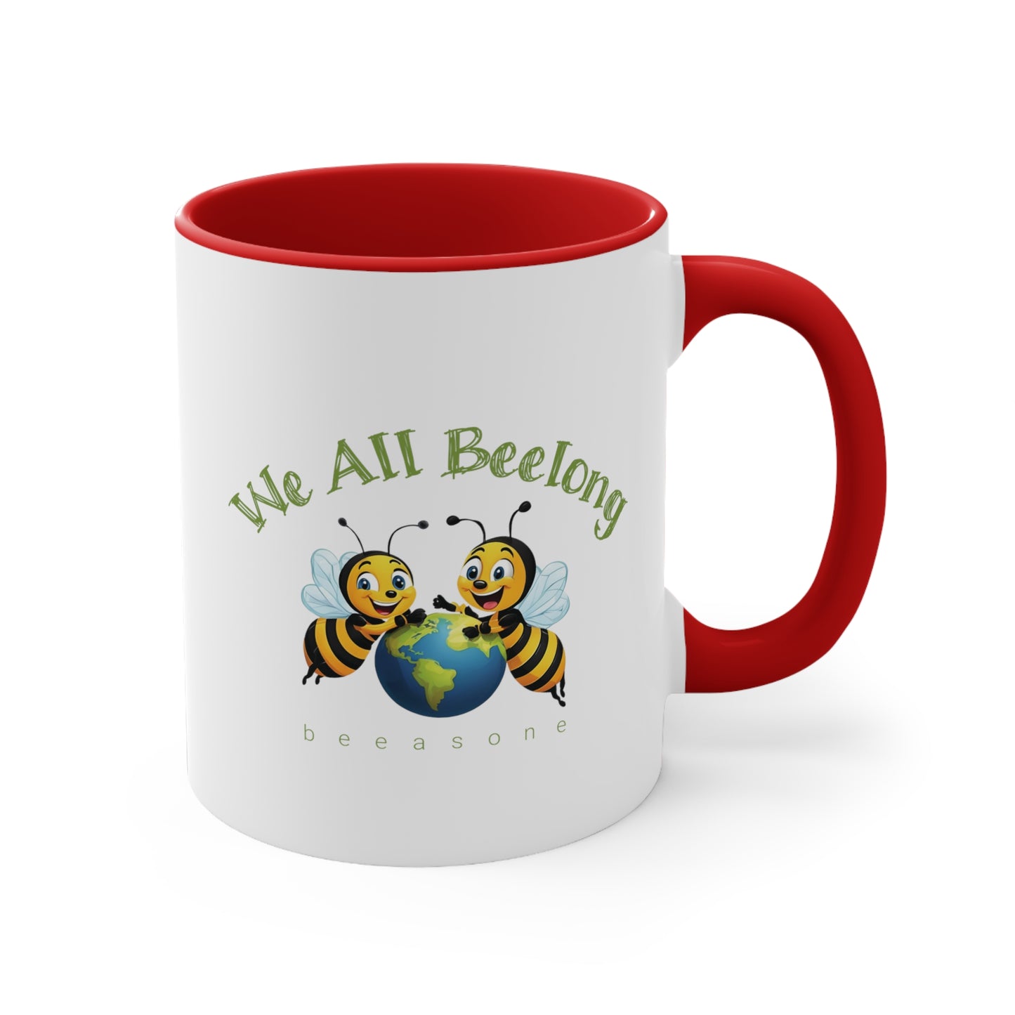 We all beelong beeasone coloured Coffee Mug 325ml (Standard 11oz) special edition