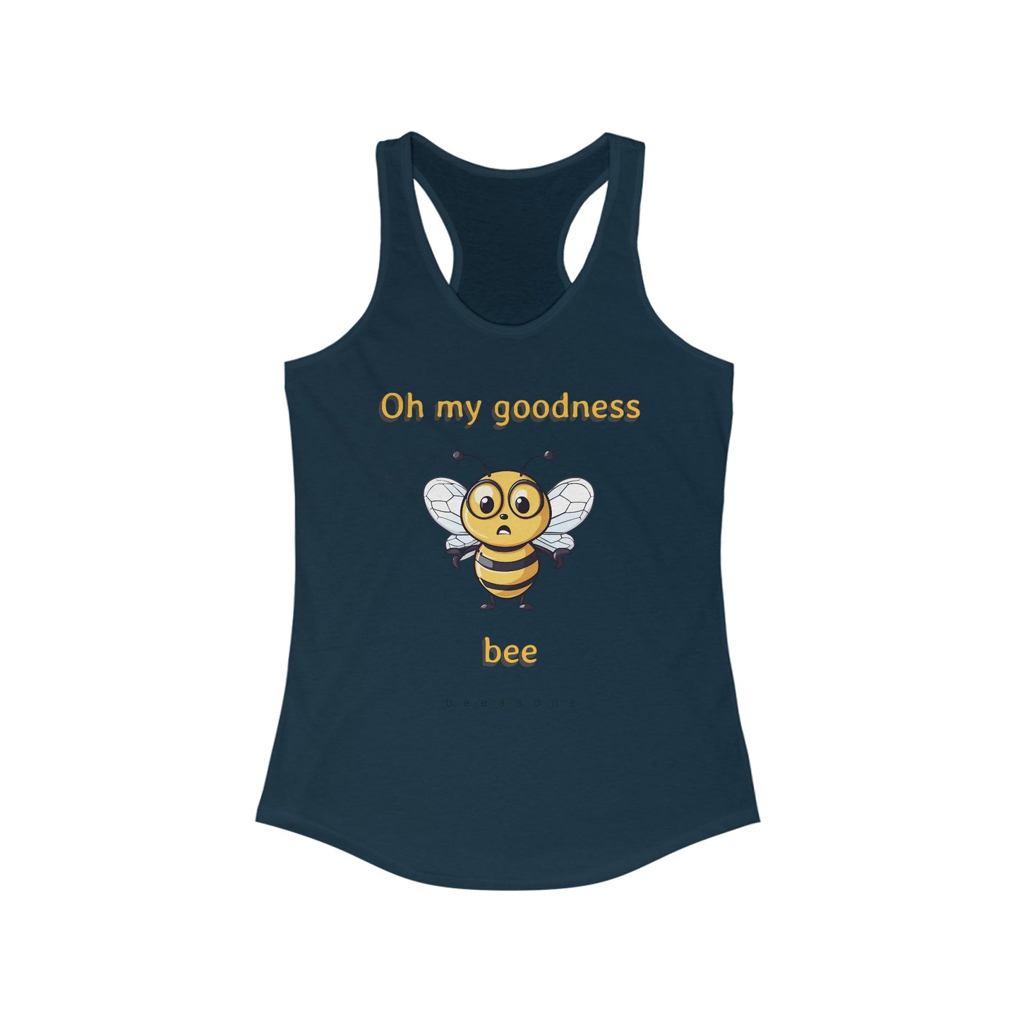 Oh my goodness bee beeasone Women's Ideal Cool Racerback Tank Top