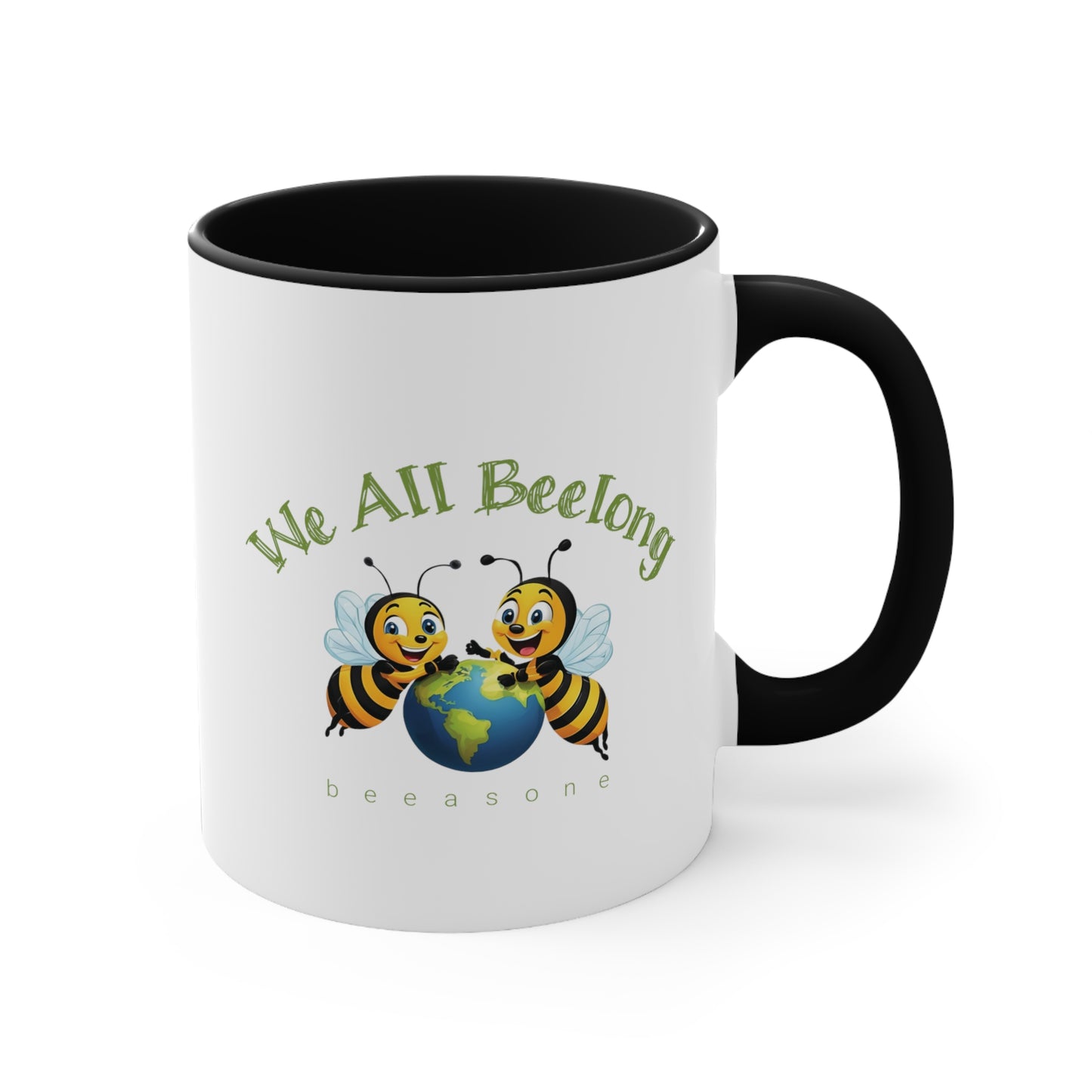 We all beelong beeasone coloured Coffee Mug 325ml (Standard 11oz) special edition