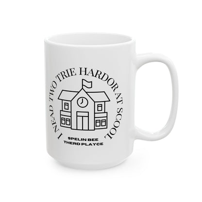 Scool Spelling bee beeasone hot chocolate or sour milk mug - limit ted editon Numbar 3