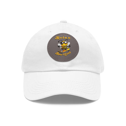 Relax Bee Cool beeasone Hat with round leather patch